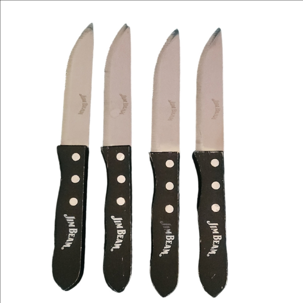 Jim Beam Black Steak Knives Set